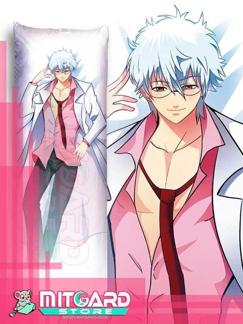 GINTAMA Gintoki Sakata Body pillow case Dakimakura - 3